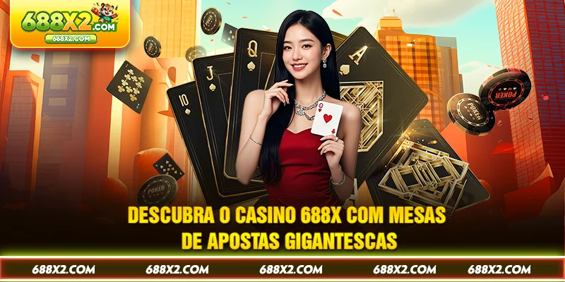 Descubra o casino 688X com mesas de apostas gigantescas
