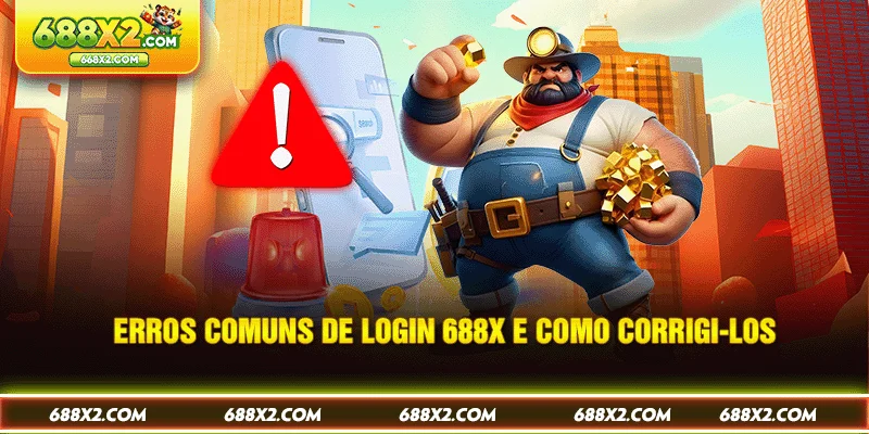 Erros comuns de Login 688X e como corrigi-los